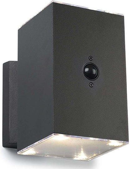 123led Wall Mounted Solar Light 40lm Warm White 3000K with Motion Sensor and Photocell IP54