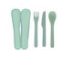 Pedrini Baby Set with Fork made of Plastic in Case 3pcs