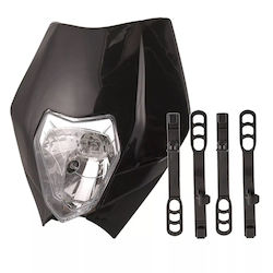 Mască De Ghidon Pentru Motocicletă Far Negru Mic Mare Scară Enduro Trail Streetfighter Mască De Ghidon Pentru Motocicletă Far Negru Mic Mare Scară Enduro Trail Streetfighter