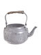 Teekanne Aluminium Silber