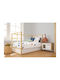 Dimcol Duvet Crib Cotton White 120x160cm