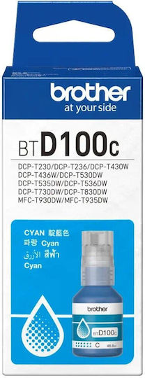 Brother BTD100C Original InkJet Printer Ink Cyan (BT-D100C)