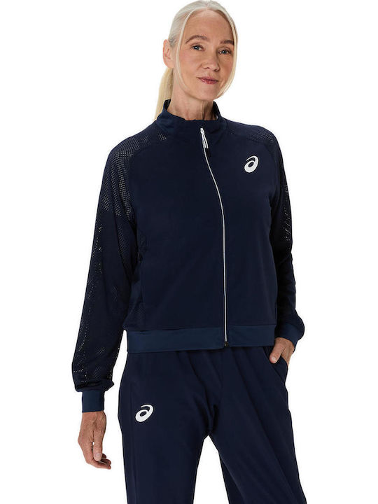 ASICS Match Γυναικείο Μπουφάν για Χειμώνα Navy ...