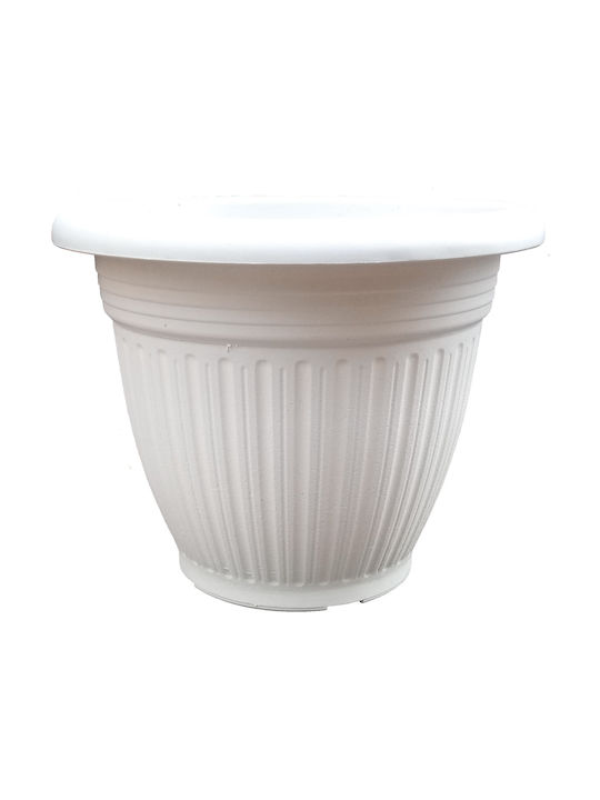 Sic Plast Patmos Pot Plastic White 60x60x32cm.