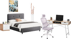 Freebox Studentenmöbel-Set Schlafzimmer 6Stücke FB921190