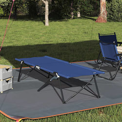 Folding Guest Bed Without Mattress Single Blue ...