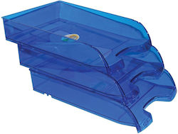 Next Transparent Plastic Filing Tray Blue