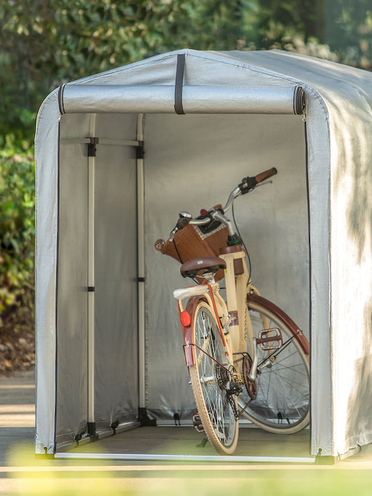 Sobuy Garaj Pentru Biciclete Kls11 Argintiu Depozitare Exterioară