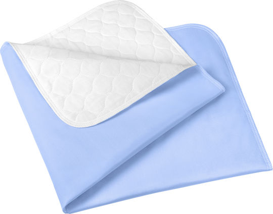 Fiziotab Pad Protecție Impermeabilă Reutilizabilă Saltea Pentru Pacienți Incontinență Lavabilă 90 X 85 Cm Albastru