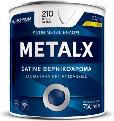 Pellachrom Βερνικόχρωμα Αντιδιαβρωτικό 0.75lt Νο210 Σατινέ