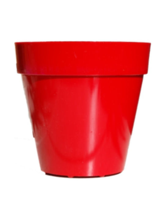 Sic Plast Deco Pot Red 18x18x17cm.