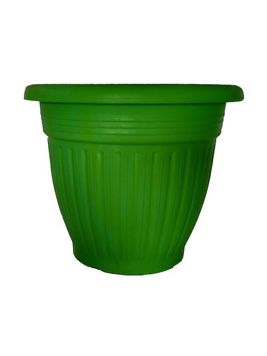 Sic Plast Patmos Pot Plastic Lime Green 25x25x13cm.