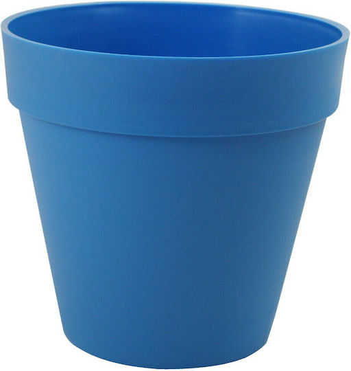 Sic Plast Deco Γλάστρα Μπλε 22x22x21εκ.
