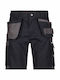 Dassy Workwear Работен Бермуда Черна