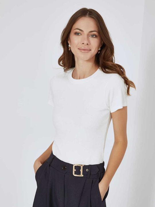 Celestino Women's Athletic Blouse White