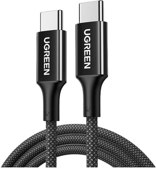 Ugreen Geflochtenes USB 2.0 Kabel USB-C männlich - USB-C 60W Schwarzes 2m 65245