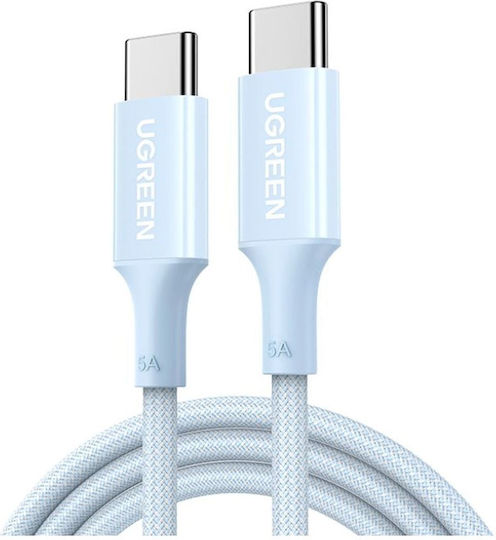 Ugreen Braided USB 2.0 Cable USB-C male - USB-C 60W Μπλε 2m 65247