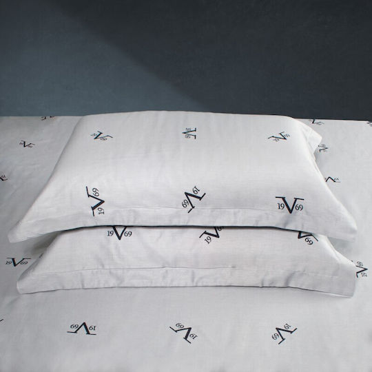 Mc Decor Bettwäsche-Set Überdoppel 240x270cm. Cento Grey 4Stück