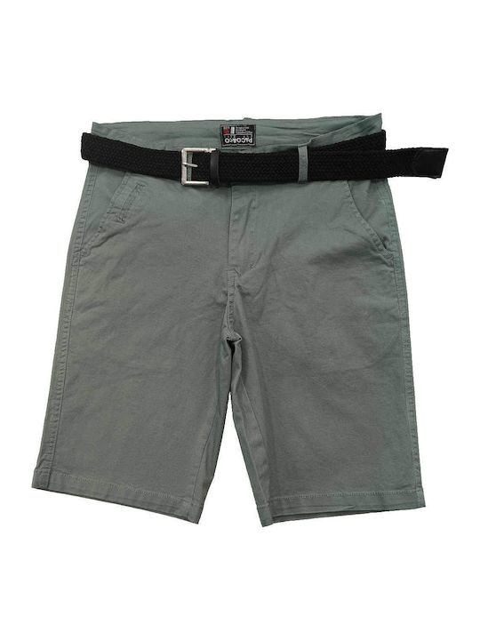Paco & Co Ανδρική Βερμούδα Chino Turquoise