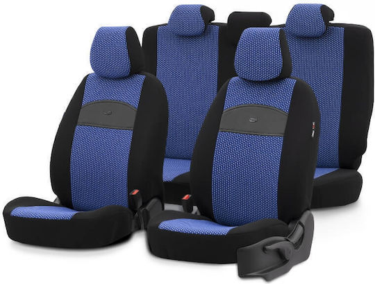 Auto Gs Car Cover Set 11pcs Leatherette Black