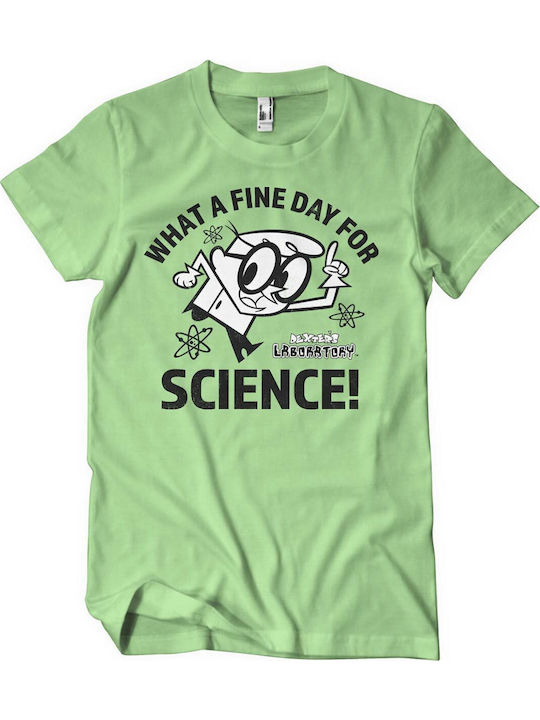 What A Fine Day Science T-shirt T-shirt Ментовозелен Мъжки Wb-1-dl001-h97-mg