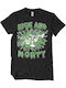 Rick Morty Splash T-shirt Black Ανδρικό Wb-1-rm001-h58-5-bk