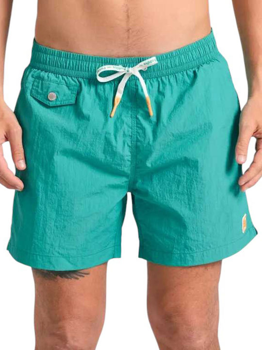 Funky Buddha Men's Swimwear Shorts Car Green