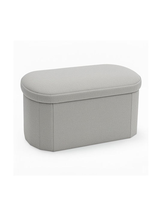 Scaune Camera de zi Cu spațiu de depozitare Tapițat cu Țesătură Otto Cream-ivory 76x38x38buc