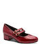 Anatomic Patent Leather Red Heels with Strap