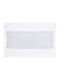Down Town Home Badematte Baumwolle Rechteckig Eris White 60x160cm