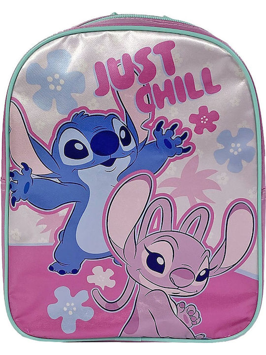 Stitch Ученическа Раница Тип Детска Градина Лилава 25 x 10 x 29см