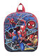 Spiderman School Bag Backpack Kindergarten Blue