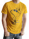 Peanuts Woodstock T-shirt Gold Pnc-1-pn002-h71-gd