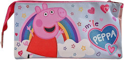 Peppa Pig Pencil Case Barrel Pink