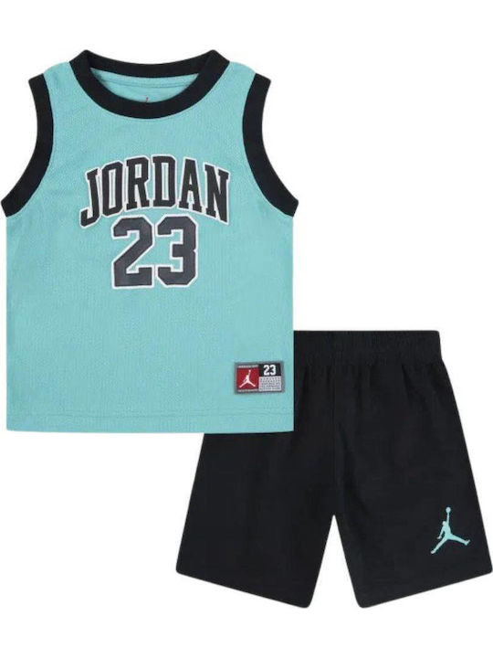 Jordan Σετ Καλοκαιρινό 2τμχ Black / Teal Jordan...