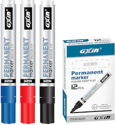 Justnote Dauerhafte Marker Schwarz Set 12Stücke