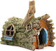 Epigasos Aquarium Decoration Wooden House Trunk 14x11x13