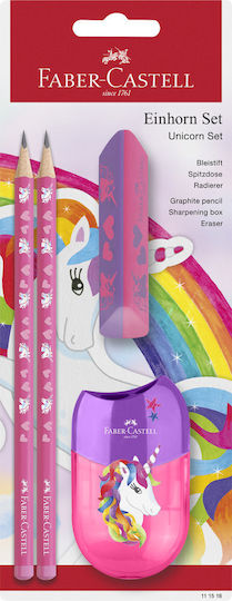 Faber-castell Комплект Моливи Unicorn Gp + Аксесоари 111518