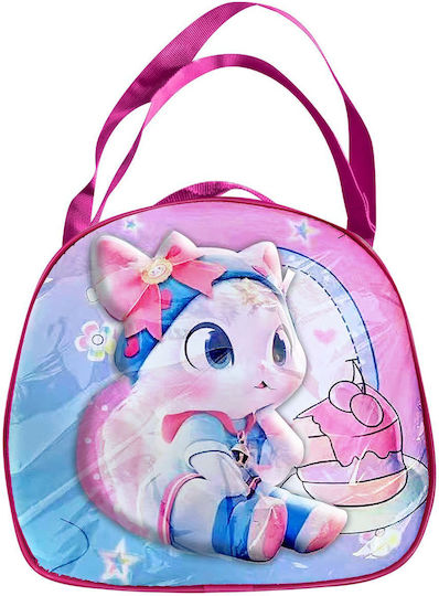 Isolierte Kinder Lunchtasche 3D Kätzchen 24x22x9cm Justnote 703423