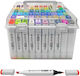 Justnote Zeichenmarker Doppelseitig Set 60Stück