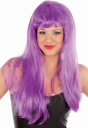 Kokoracostume Carnival Wig Purple Fringe