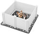 Vevor Door Dog made of Plastic in Gray Color 38.6 x 38.6 x 18.1cm