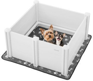 Vevor Door Dog made of Plastic in Gray Color 38.6 x 38.6 x 18.1cm