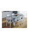 Dimcol Τραπεζομάντηλο Αλέκιαστο Σετ 2τμχ Marks 471 Blue 140x220εκ.