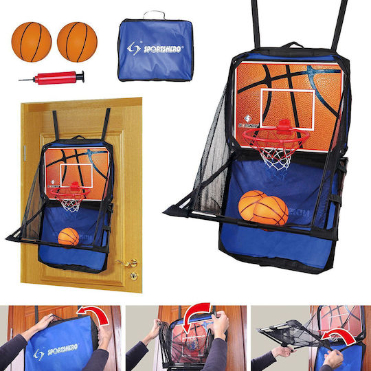 ToyMarkt Indoor & Outdoor Wall Mounted Basketball Hoop with Ball