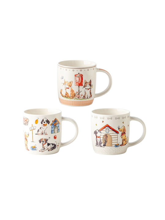 Marva Porcelain Mug in Various Designs 350ml (Various Designs)