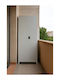 Zweiflügeliger Schrank Damian 2d Shelf Metallisch 85x39x180cm