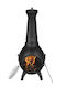 Vevor Firepit Black 43x42x112cm