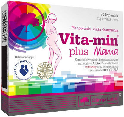 Olimp Sport Nutrition Vita-Min Plus Mama Мултивитамин 30 капси