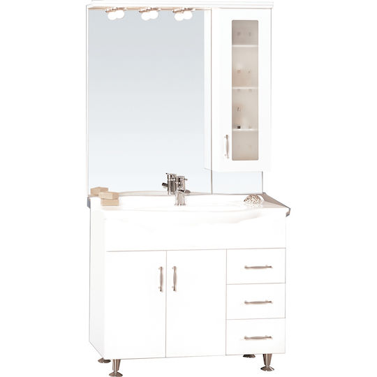 Pro Bagno Πάγκος χωρίς Νιπτήρα Λευκό